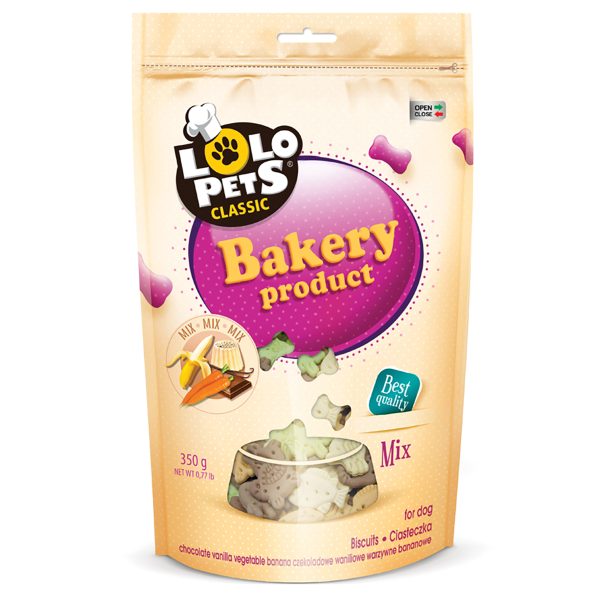 GALLETAS LOLO PETS MINI MIX SABORES 350 gr