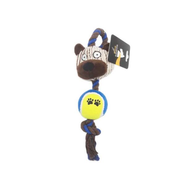 JUGUETE PELUCHE CUERDA MAS PELOTA