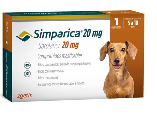 SIMPARICA TRIO 5 - 10KG 1COMP