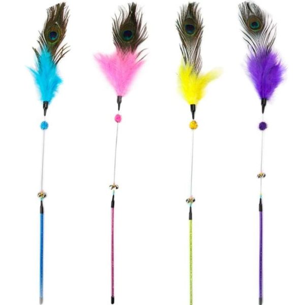 Varilla de Plumas para gatos