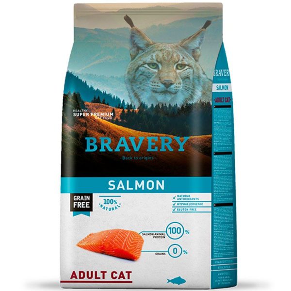 BRAVERY GATO ADULTO SALMON 2kg