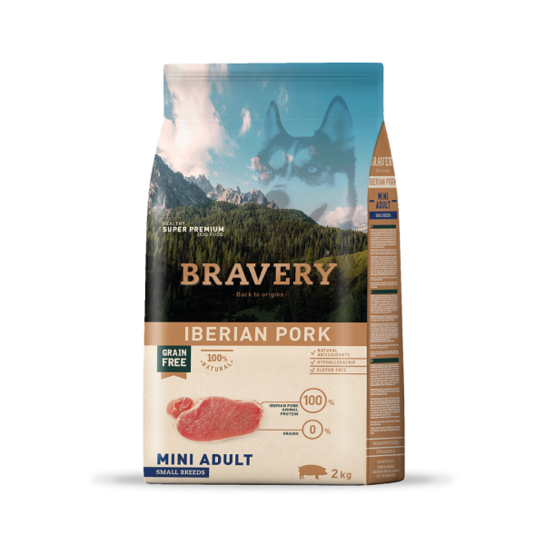 BRAVERY MINI ADULTO CERDO 2 KG
