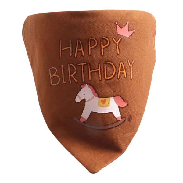 COLLAR CON PAÑUELO FELIZ CUMPLEAÑOS TALLA  M