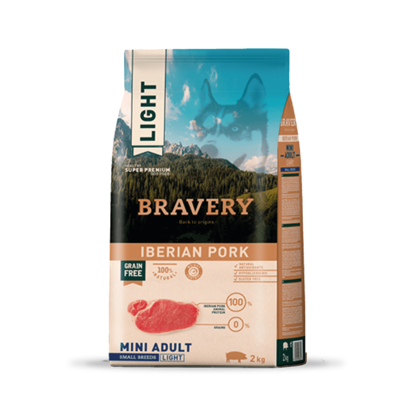 BRAVERY ADULTO MEDIANA/GRANDE CERDO LIGHT 4KG