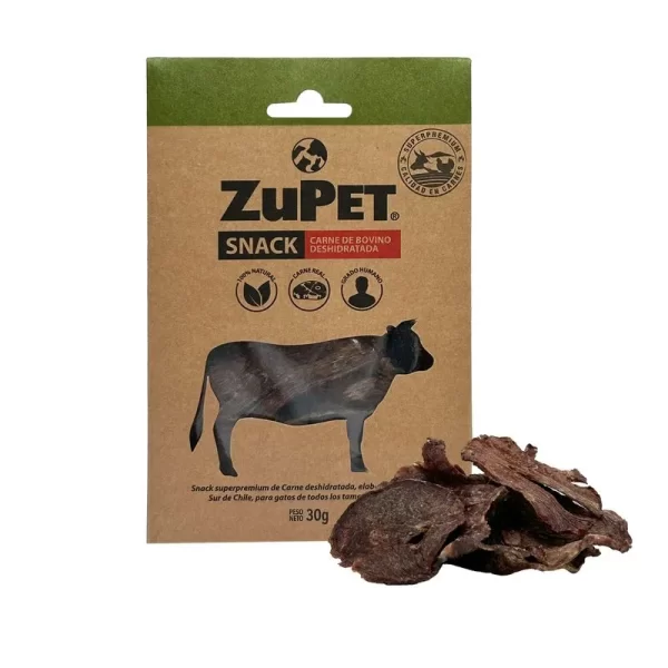 Snack Deshidratado Zupet para Gatos Vacuno 35 Gr
