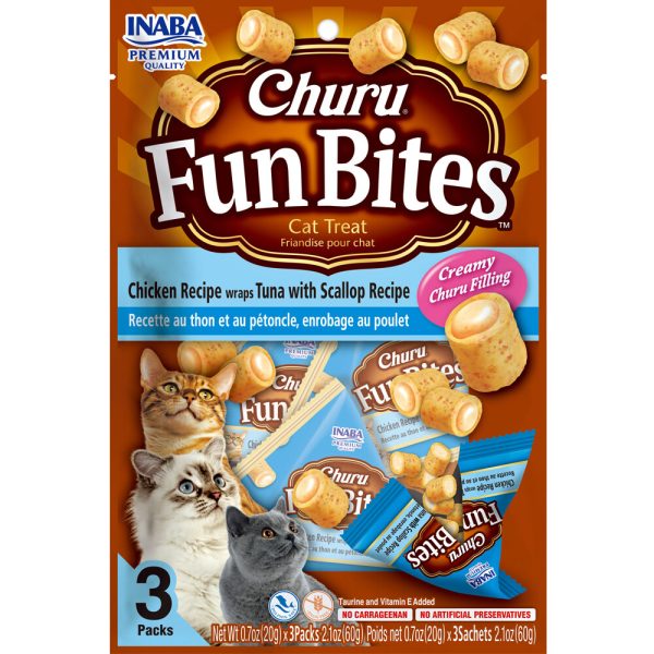 CHURU FUN BITES CAT ATÚN CON OSTIÓN Y POLLO 3PACK