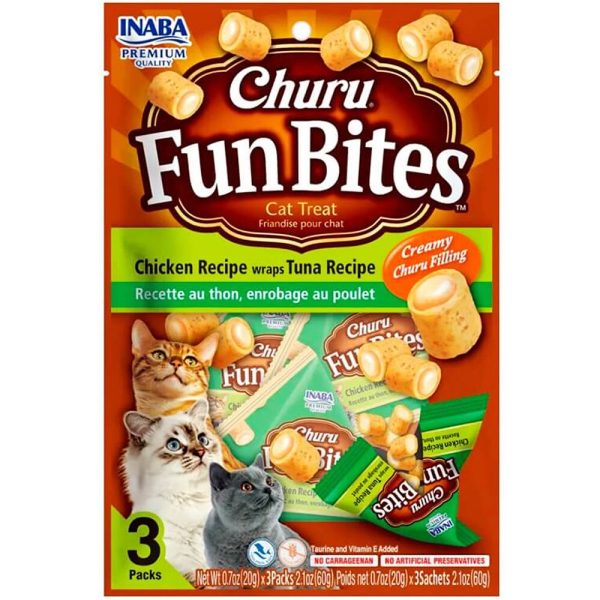 CHURU FUN BITES CAT ATÚN Y POLLO 3PACK