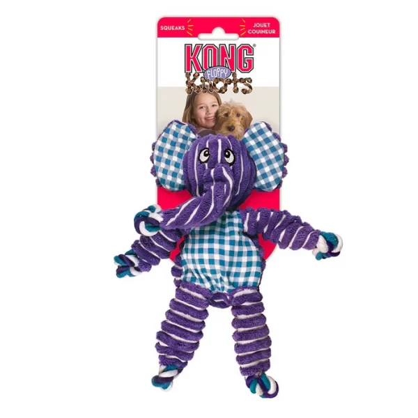 Kong Floppy Knots Elephant M/L