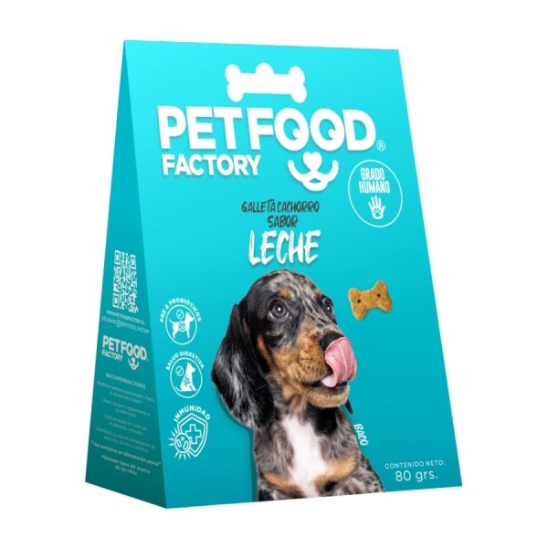 PETFOOD GALLETA SABOR LECHE 80GR