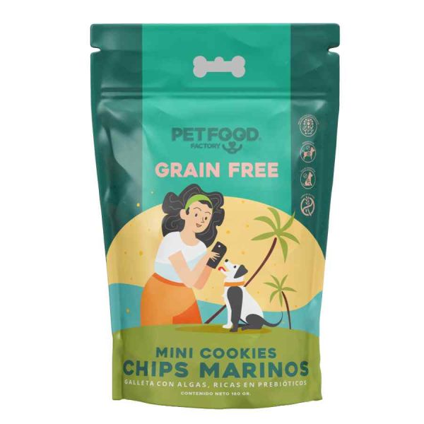 PETFOOD GALLETAS CHIPS MARINOS 180GR