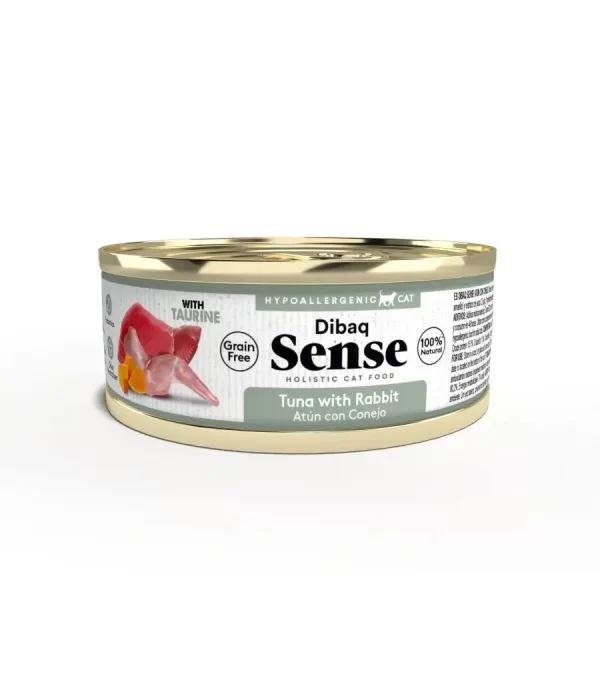 Lata Sense Gato Atún y Conejo 70gr