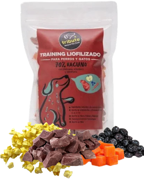 Snacks Tributo Training Vacuno y Fruta/Verdura100 gr