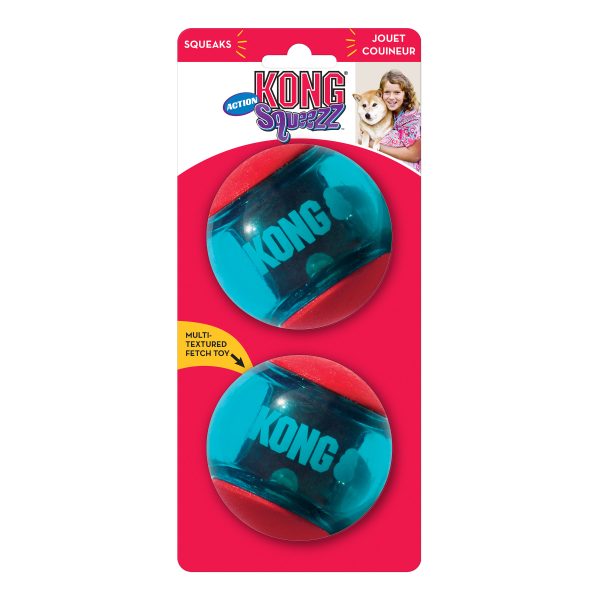 KONG SQUEEZZ ACTION BALL 2XL