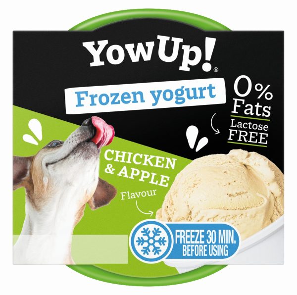 YOGURT - HELADO DE POLLO & MANZANA PARA PERRO 110 GR